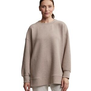 Varley Mae Sweatshirt in Taupe Marl